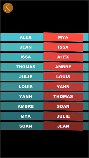 Capture de l’application mobile Tirage au sort