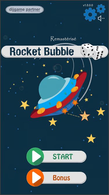 Capture du jeu client Rocket Bubble