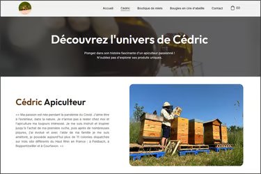 Capture de la boutique en ligne Les Ruches De Cédric